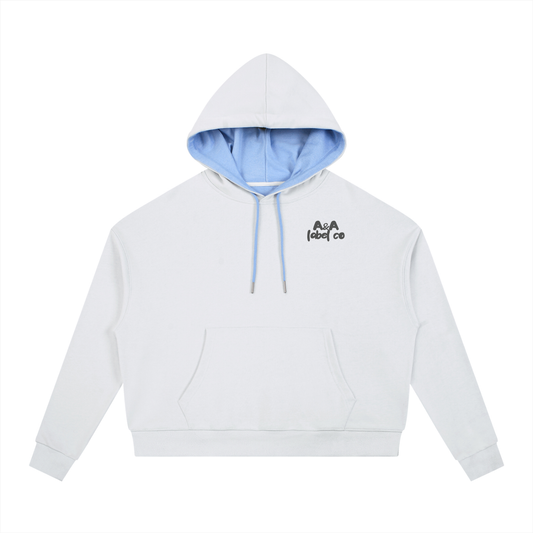 Contrast Drawstring Hoodie