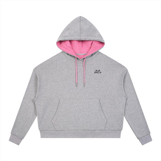Contrast Drawstring Hoodie
