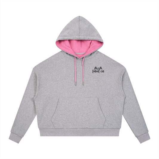 Contrast Drawstring Hoodie