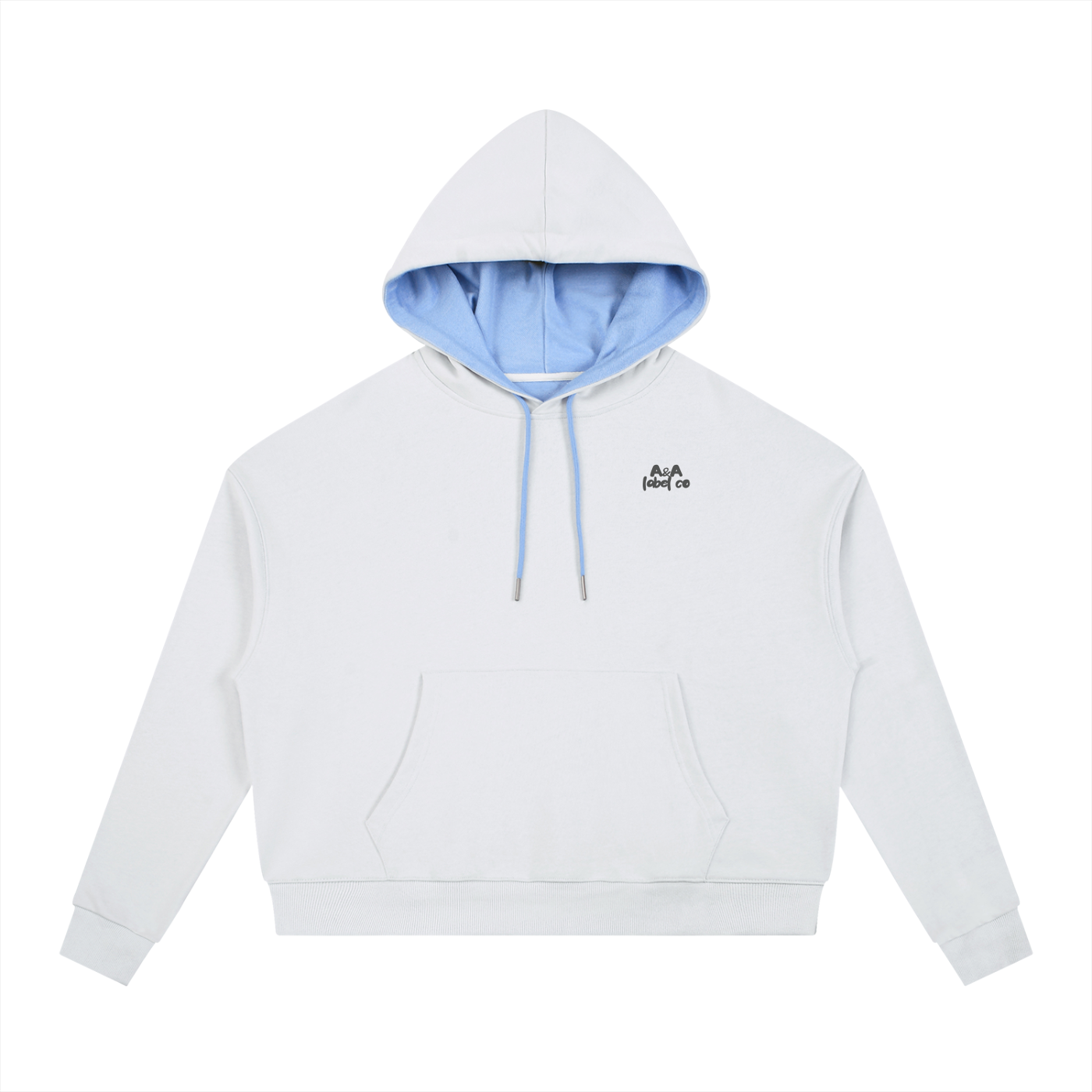 Contrast Drawstring Hoodie