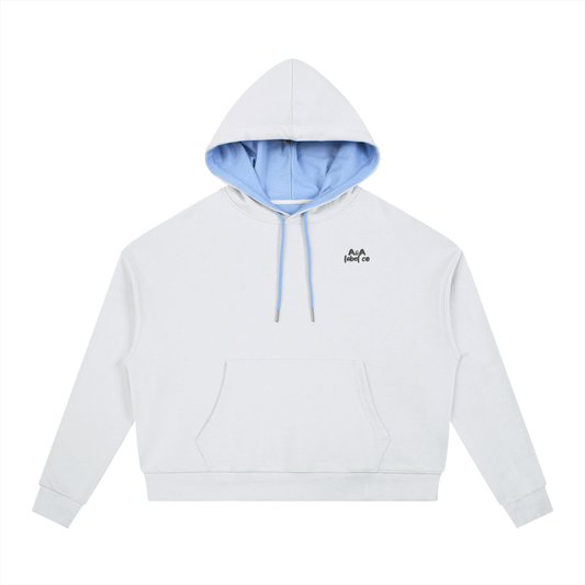 Contrast Drawstring Hoodie